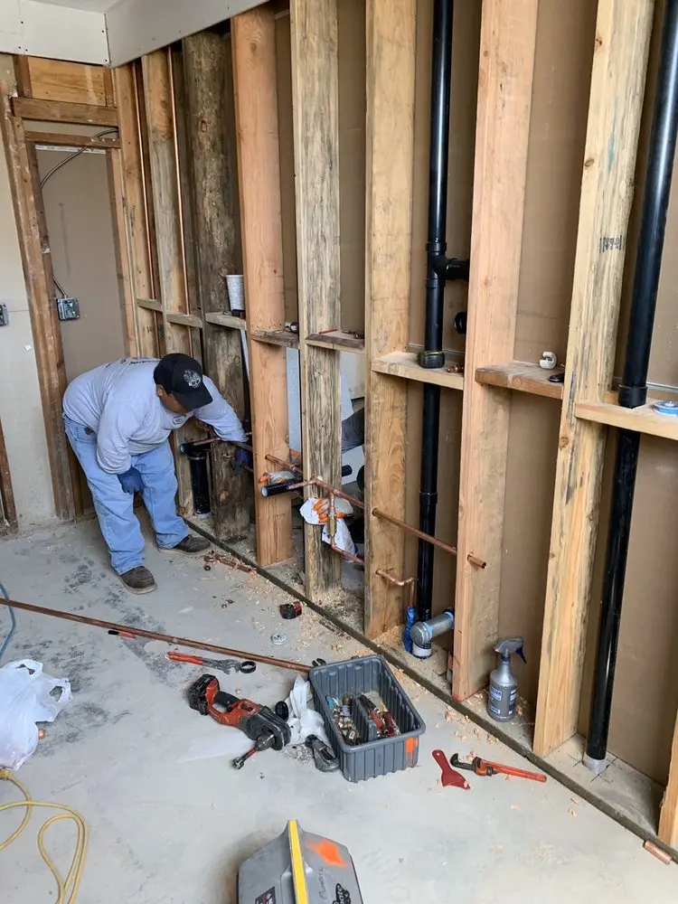 Commercial rough-in plumbing for Water Heater Replacement in Mount Vernon